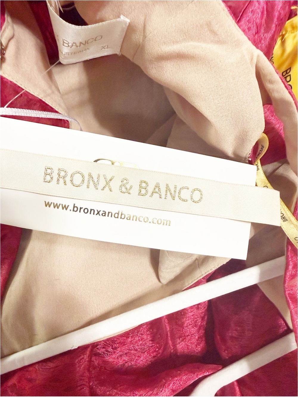 Bronx And Banco Tiara Mini Dress in Burgundy Pink Puff Skirt Tulle Cupcake XL - Picture 7 of 8